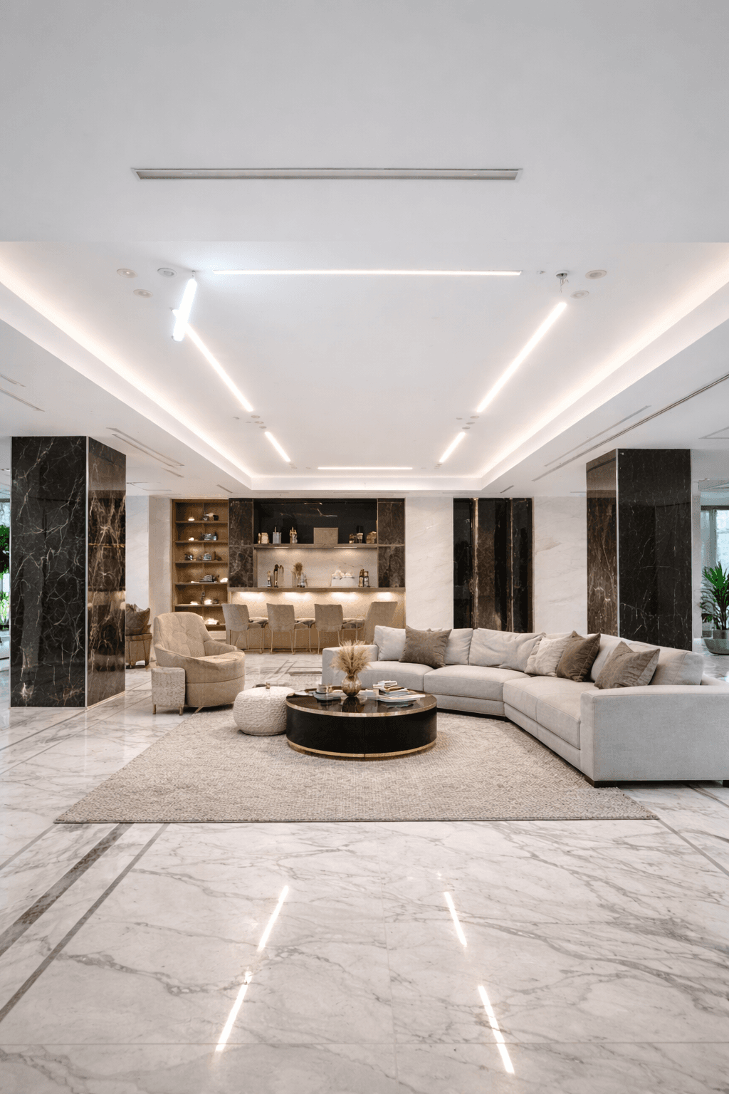 Luxury interior construction project