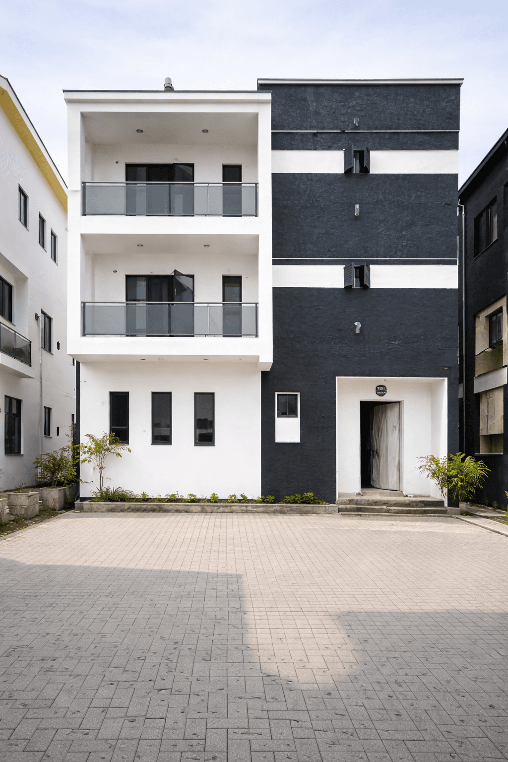 Modern residential walkway project
